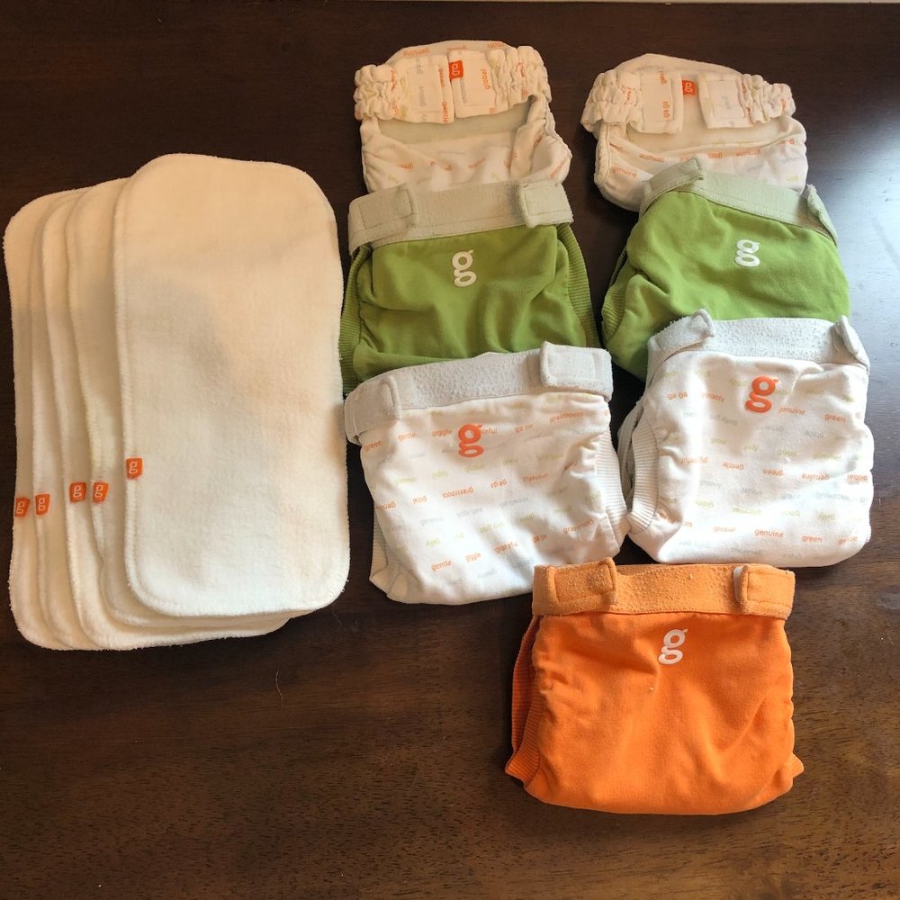 gDiaper Bundle Small & Newborn & Reusable Inserts